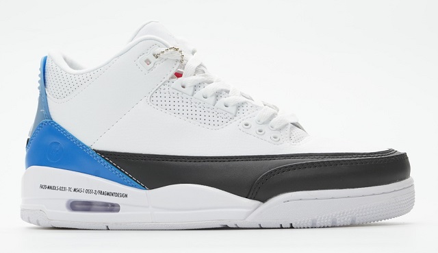 Air Jordan 3 Cement Fragment Design Blue